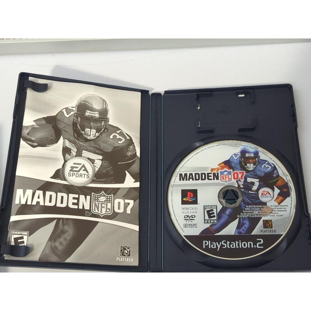 Madden‎ NFL 07 PS2 PlayStation 2 - Complete+ Manual CIB